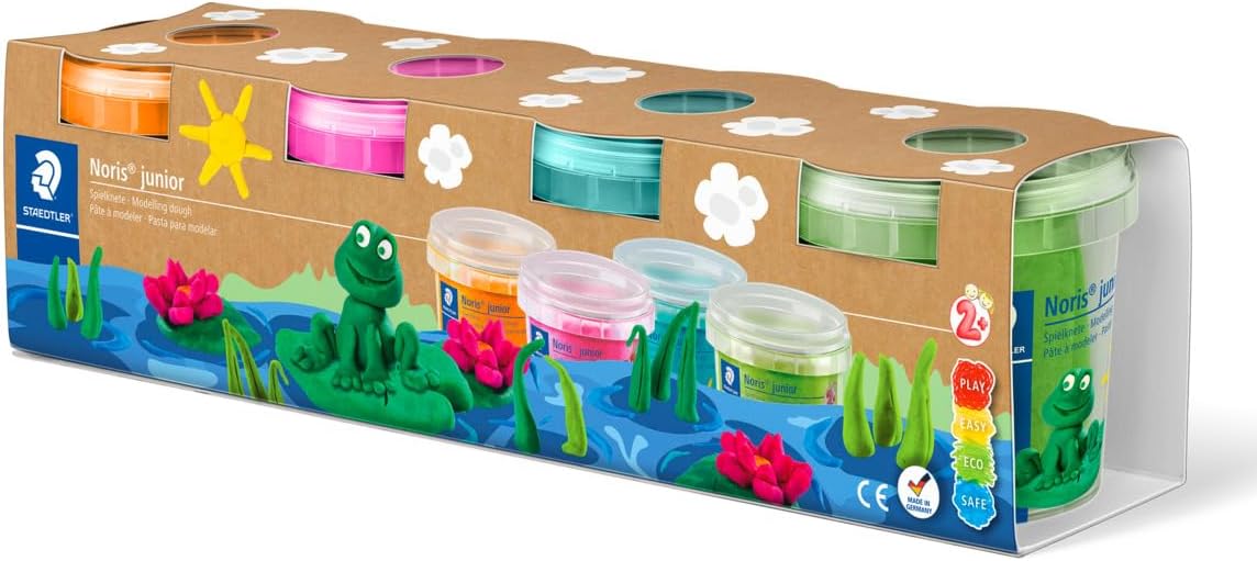 Noris® junior 813402 4 barattoli da 130g in 4 colori special