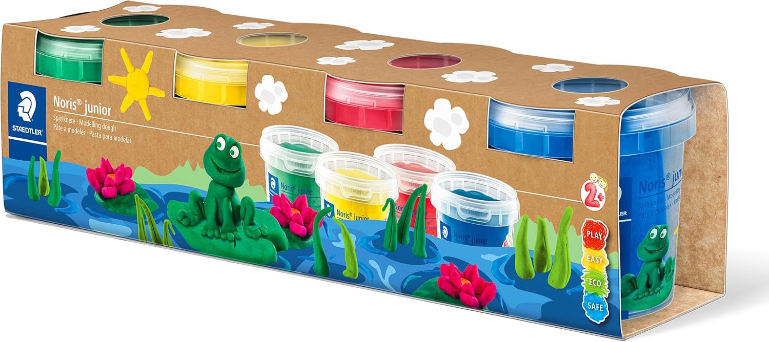 Noris® junior 813 - 4 barattoli da 130g in 4 colori