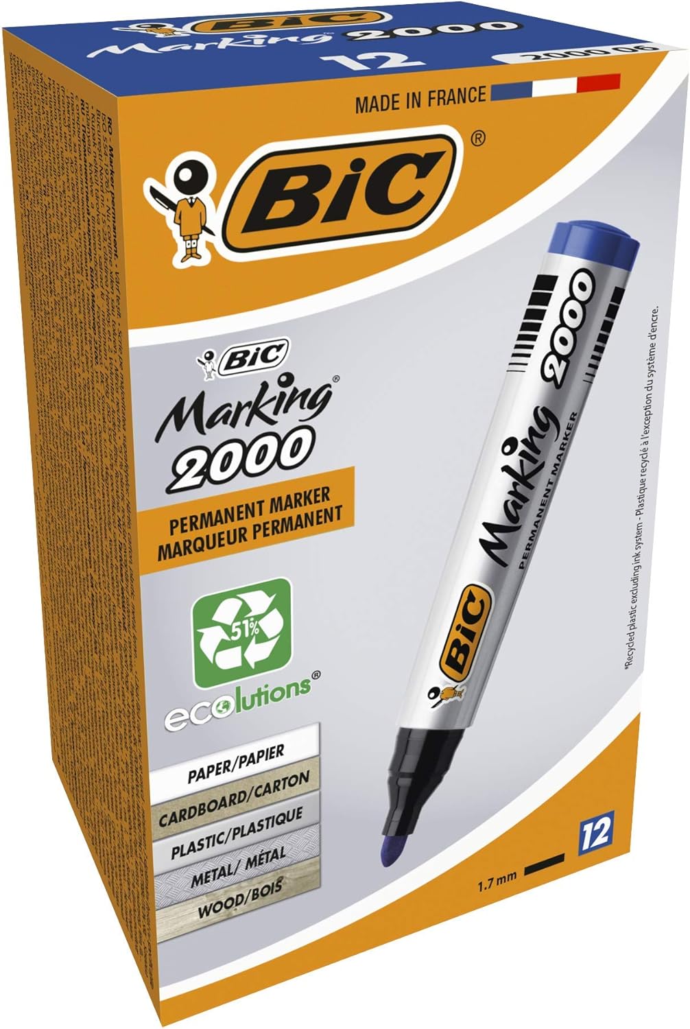 MARCATORE PERMANENTE MARKING® 2000 ECOLUTIONS BLU