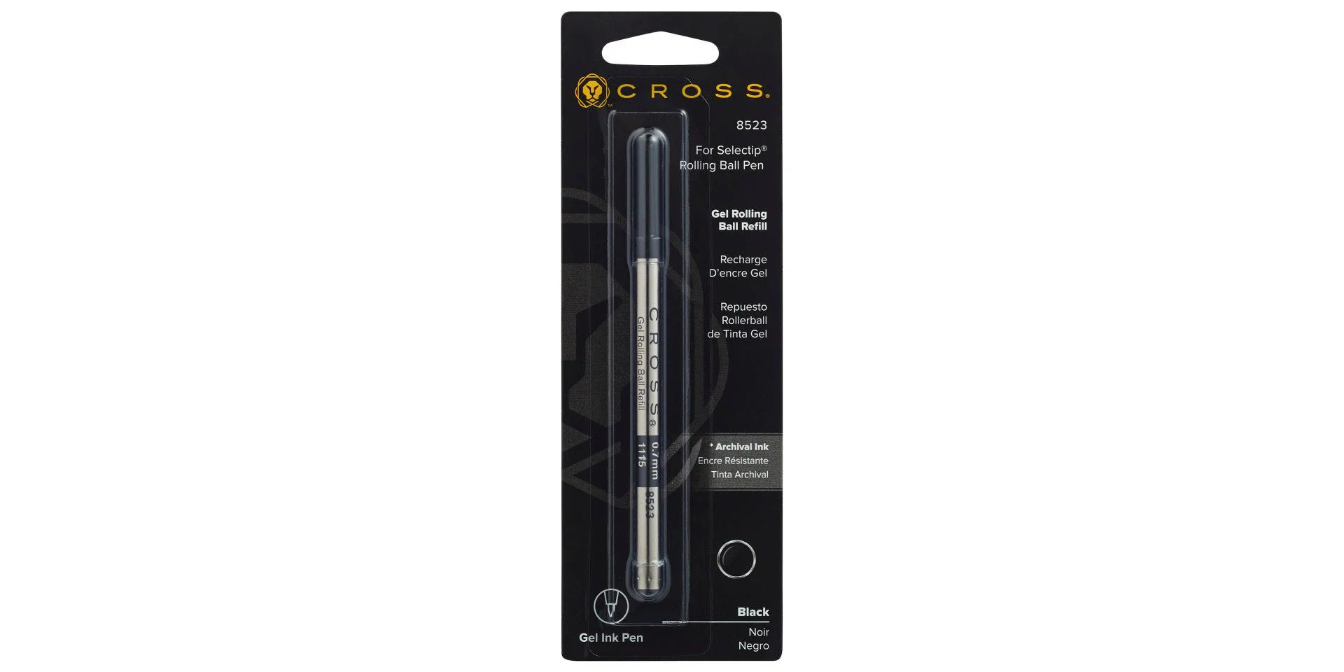 Ricarica per penna roller Selectip® Gel - Nero
