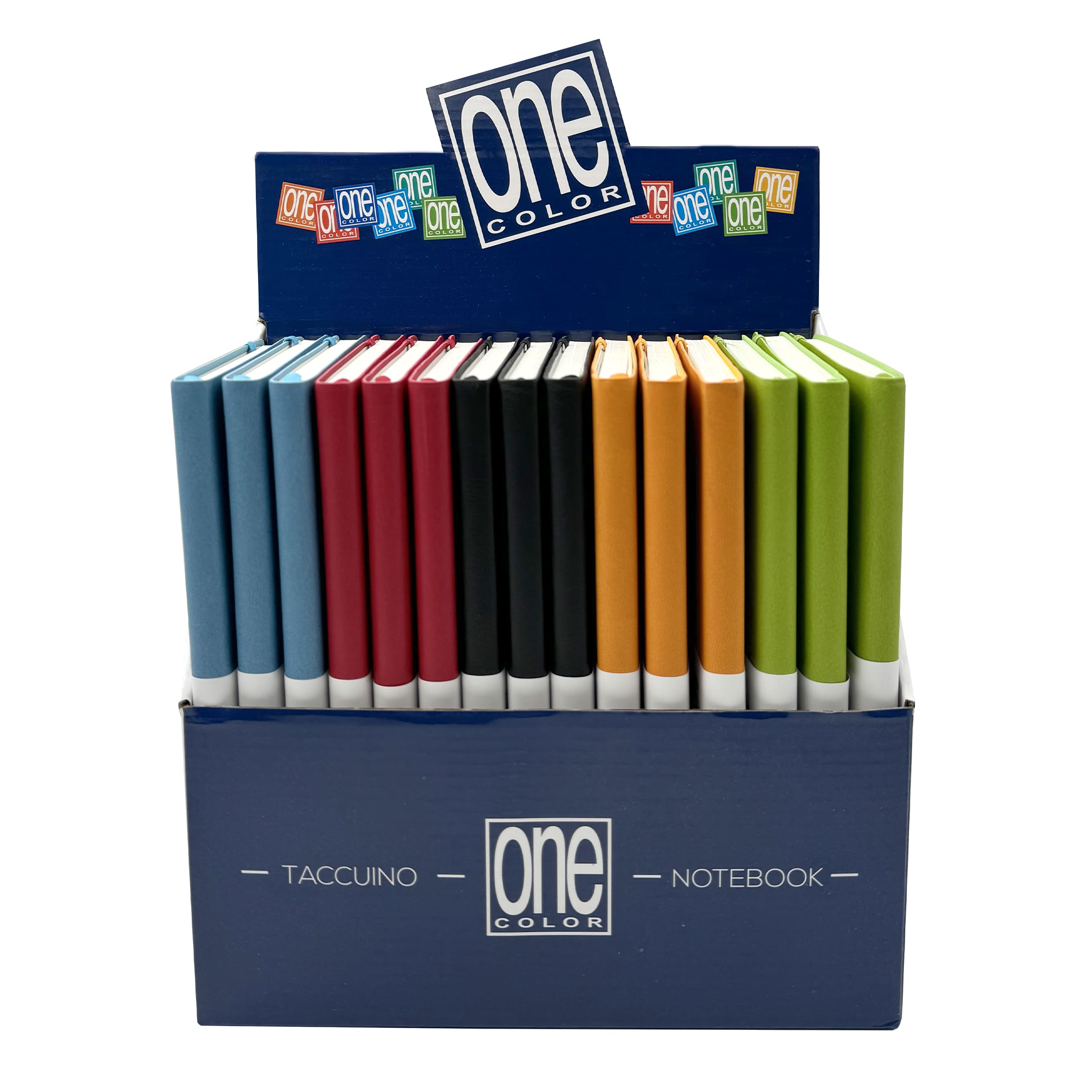 ONE COLOR TACCUINO A5 ROSSO SOFT RIGATURA 7MM