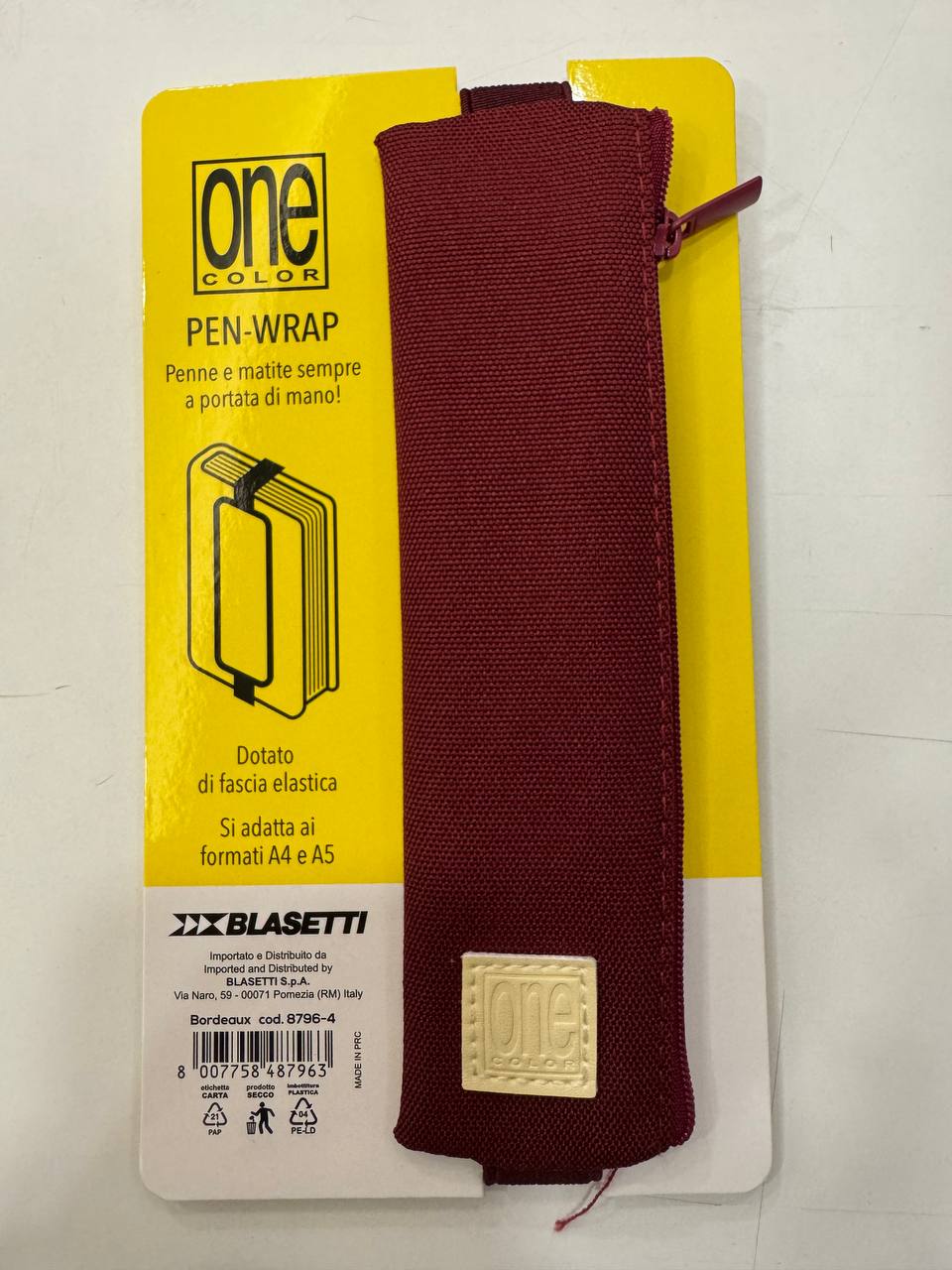 ONE COLOR PEN-WRAP BORDEAUX ADATTO A4-A5