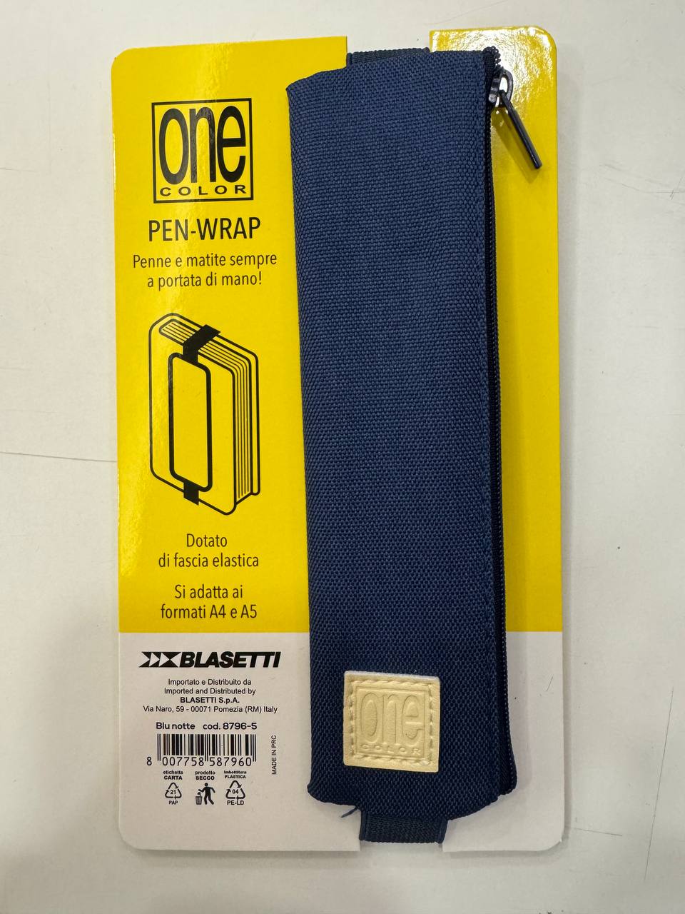 ONE COLOR PEN-WRAP BLU NOTTE ADATTO A4-A5