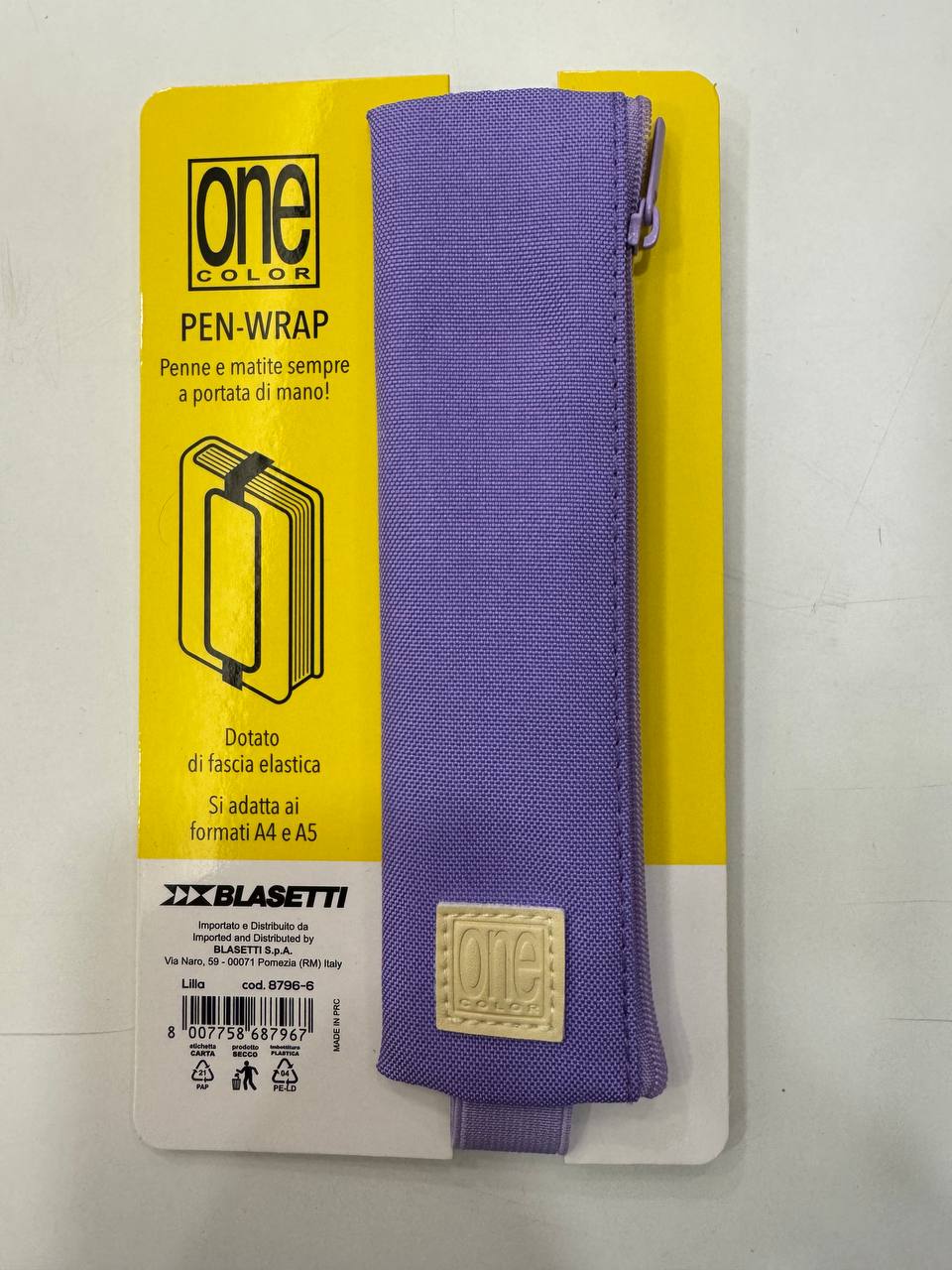 ONE COLOR PEN-WRAP LILLA ADATTO A4-A5