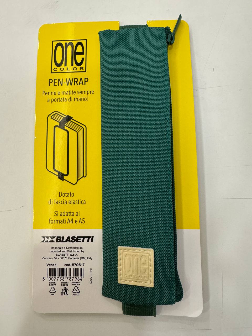 ONE COLOR PEN-WRAP VERDE ADATTO A4-A5