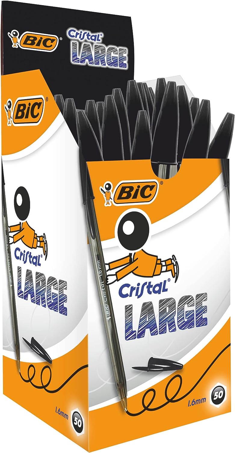 Penna a sfera BIC cristal® large 1 6 mm Nero