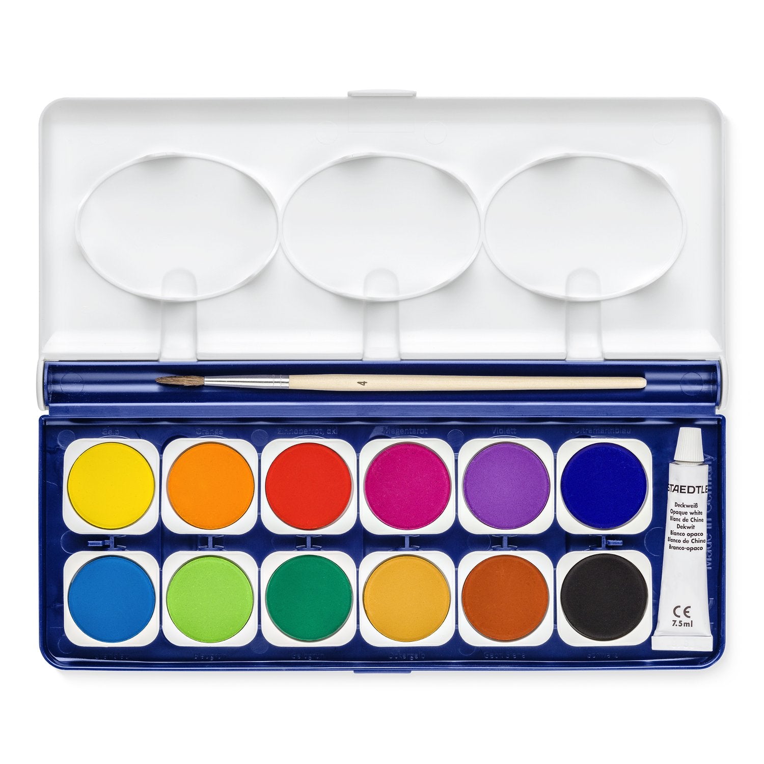 STAEDTLER Tempera solida acquerellabile 12 Colori
