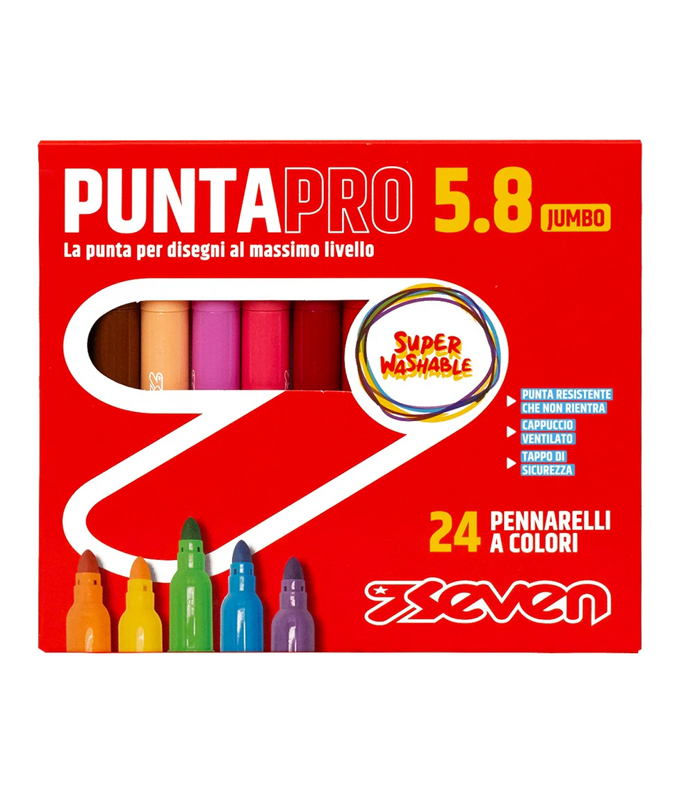 24 Pennarelli Seven® Punta Pro 5.8
