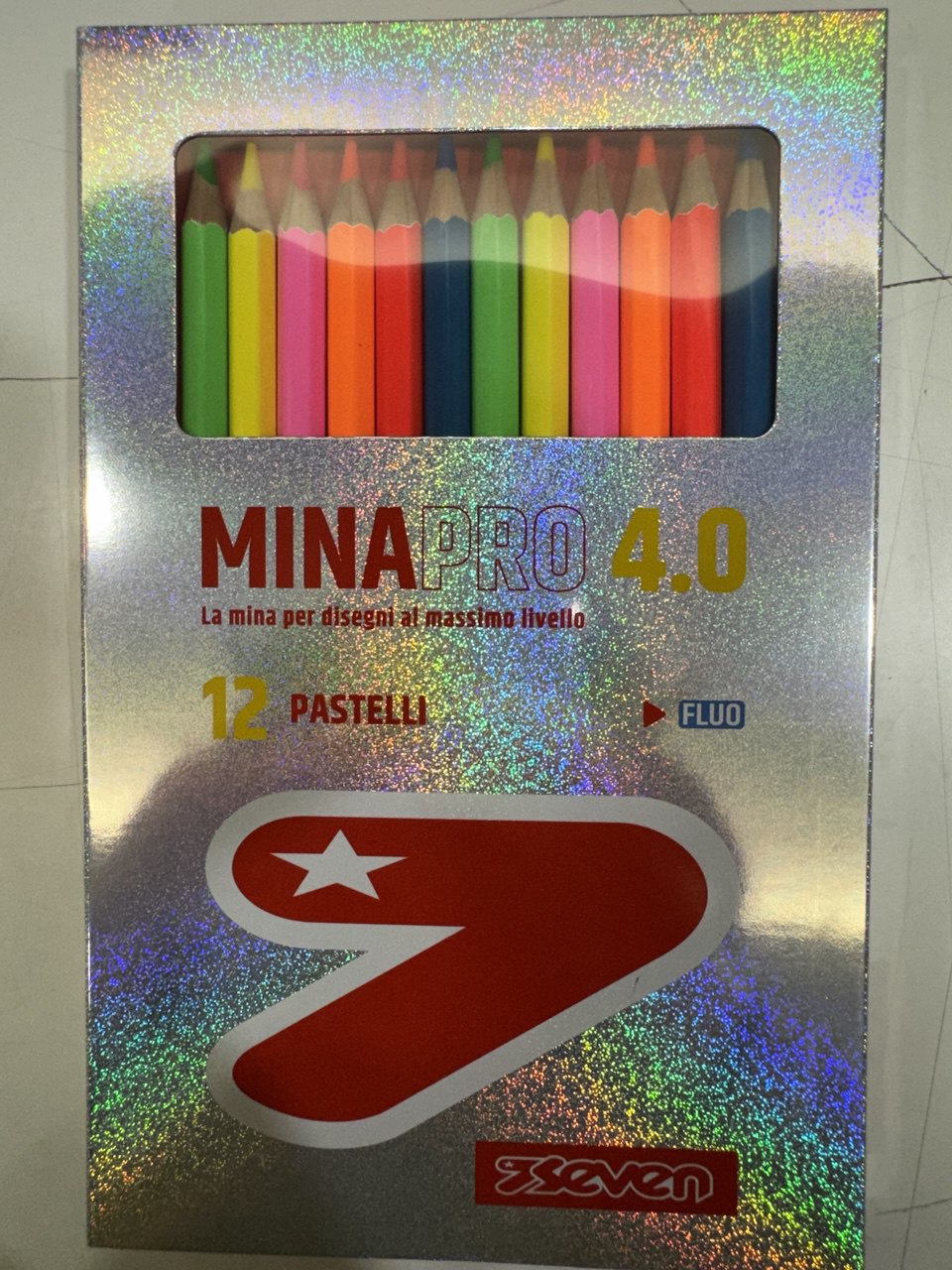 SEVEN - MINAPRO 4.0 12 PASTELLI FLUO