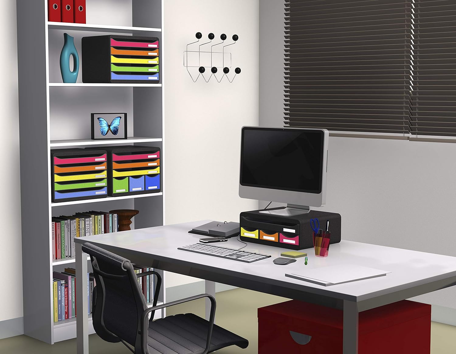 CASSETTIERA TOOLBOX 4 CASSETTI IDERAMA - ARLECCHINO