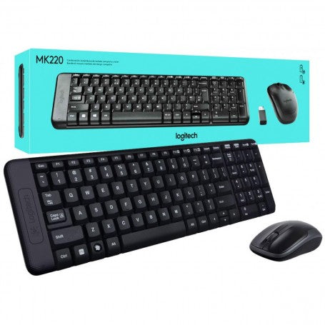 Logitech MK220 Combo Tastiera e Mouse Wireless