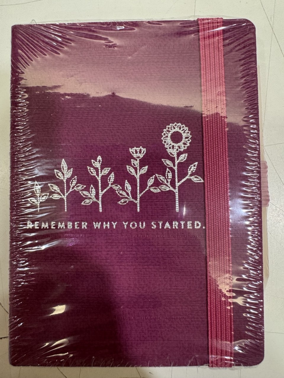 Buffetti - Agenda tascabile con matita 8x11 - Bordeaux