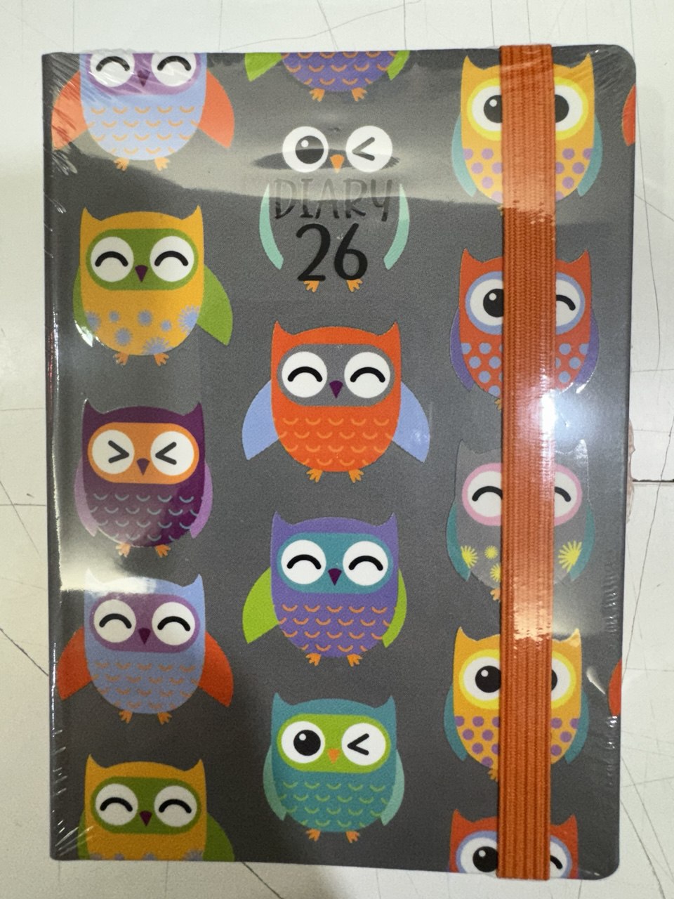 Buffetti - Agenda tascabile con matita 9x13 - Colore Grigio