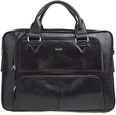 Noomi Belfast Bag  Borsa Professional in Vera Pelle Nero