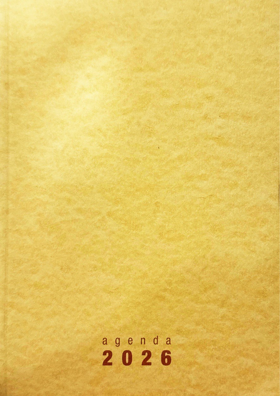 Buffetti - Ricambio Agenda Giornaliera 12 Mesi 2026 - Avorio