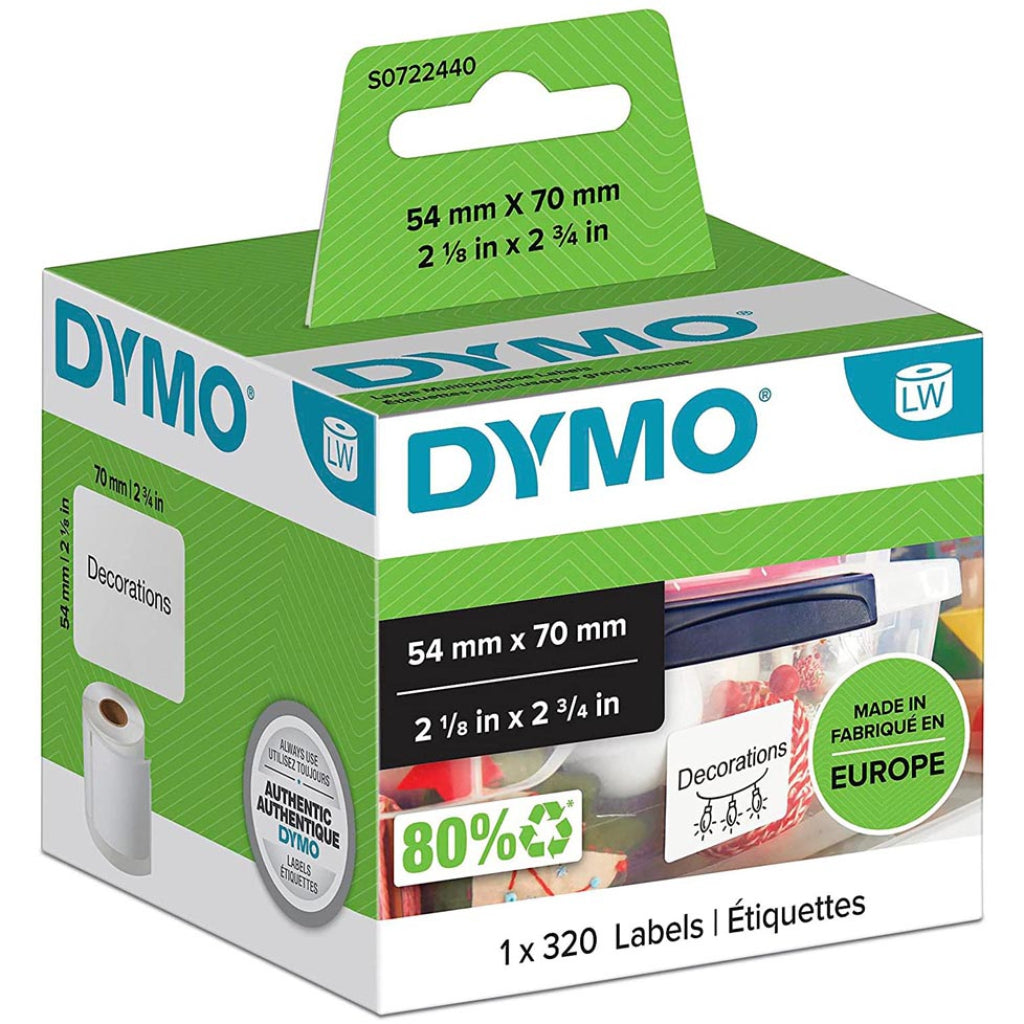 Etichette di spedizione DYMO LabelWriter™ 54x70 mm