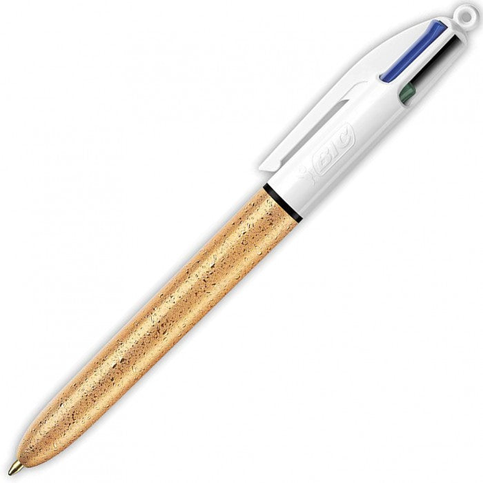 PENNA A SFERA BIC 4 COLOURS CHAMPAGNE GOLD