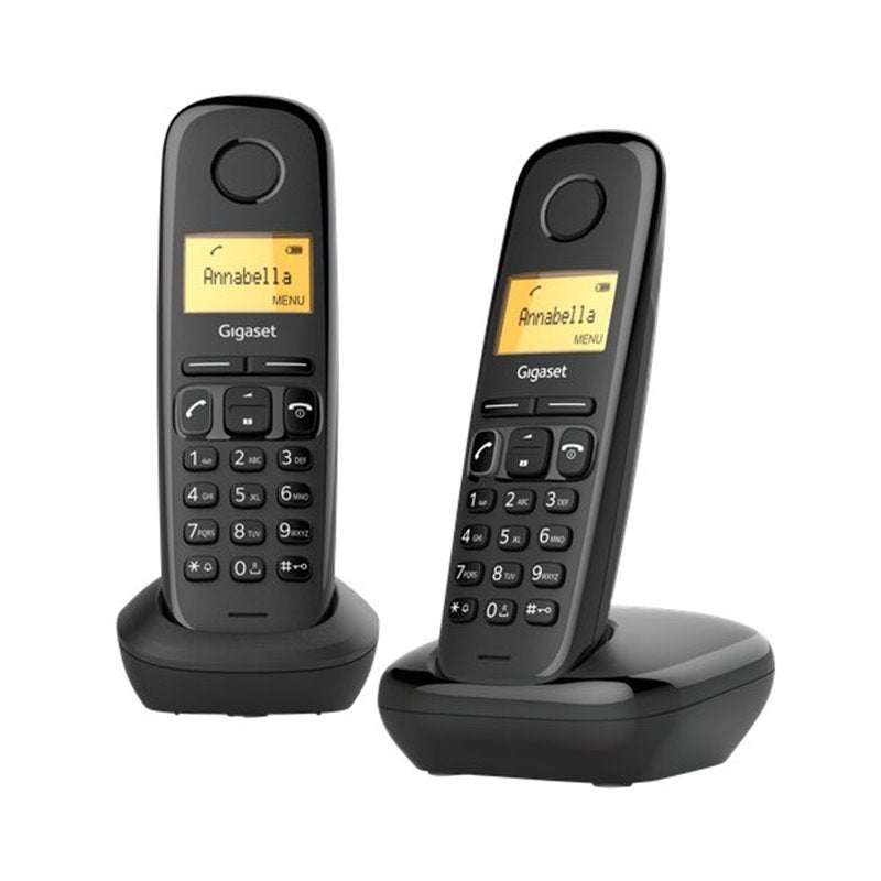 Telefono Cordless A 170 Duo Gigaset - nero