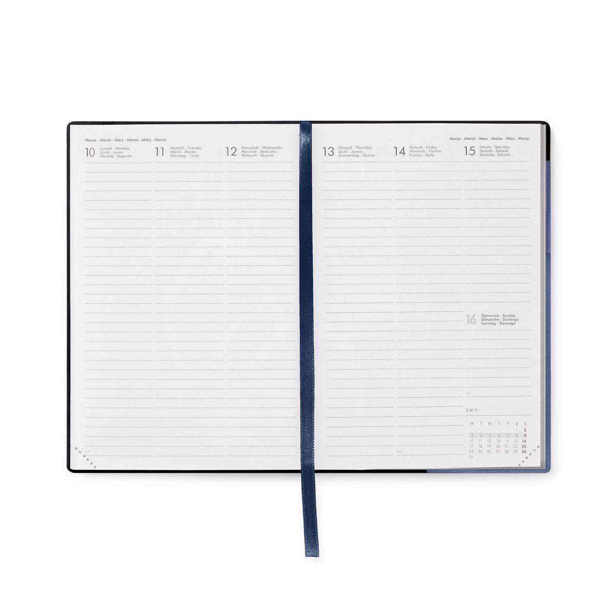 Agenda settimanale 12 mesi 2025 media Mirtillo