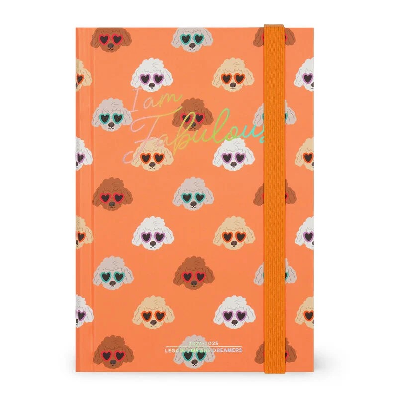 Agenda 16 Mesi Giornaliera Medium Apricot Dogs 2024/2025