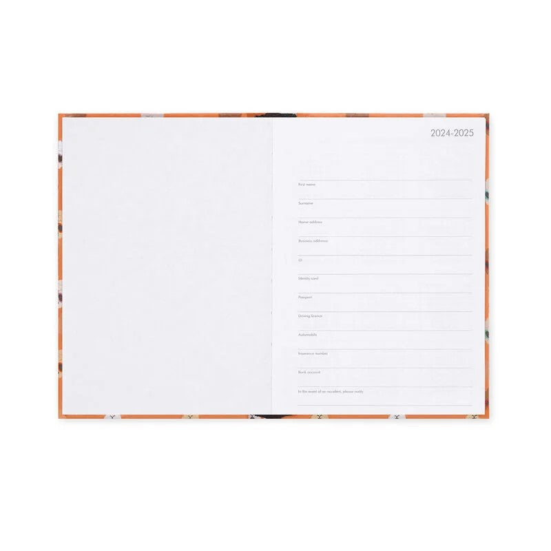 Agenda 16 Mesi Giornaliera Medium Apricot Dogs 2024/2025