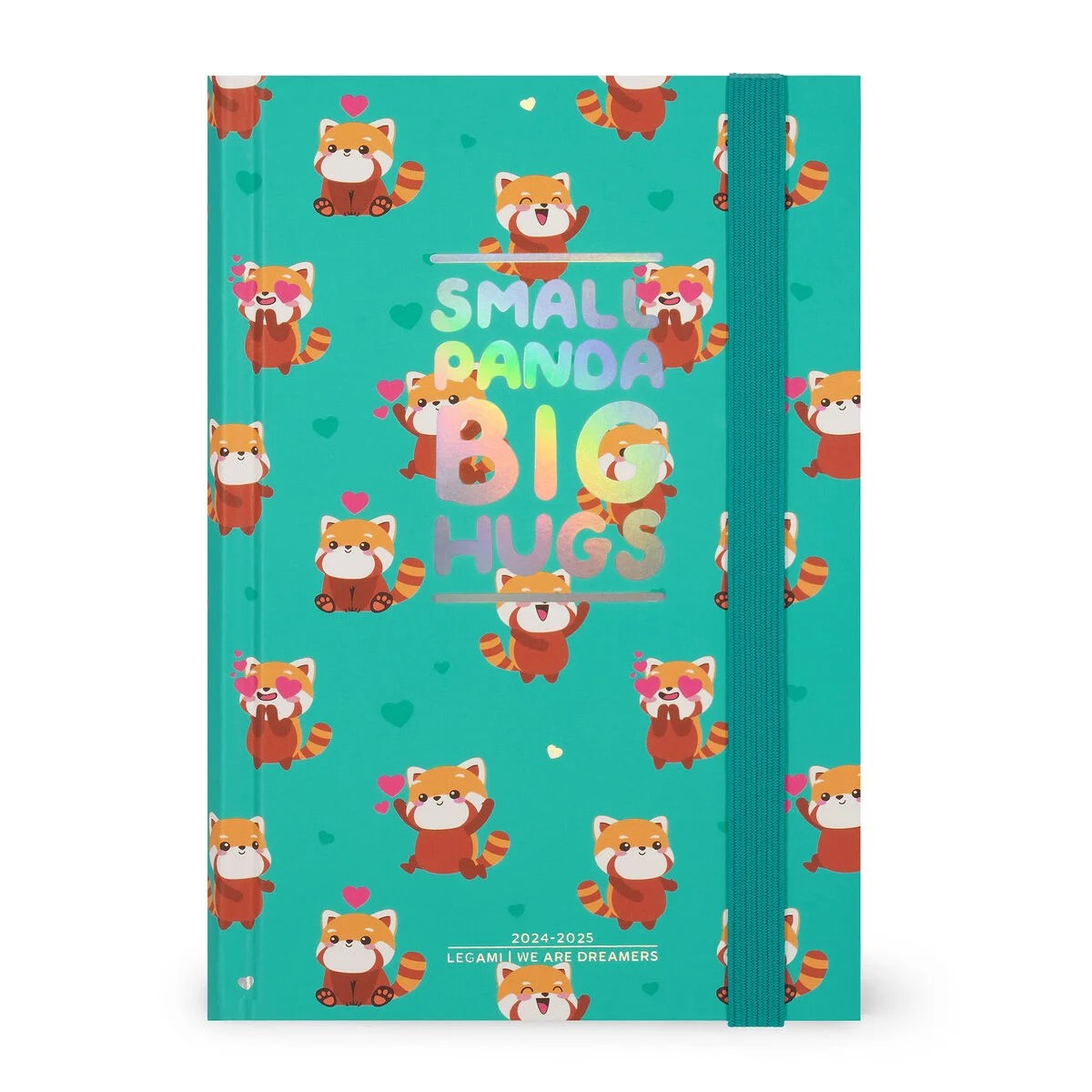 Agenda 16 Mesi Giornaliera Medium Red Panda 2024/2025