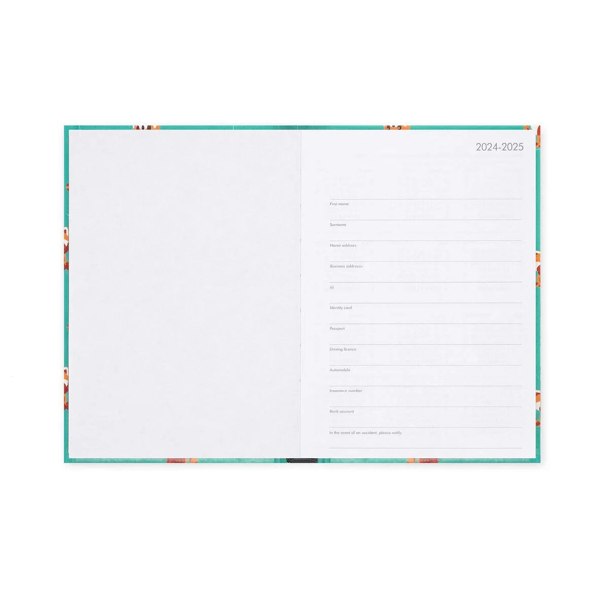 Agenda 16 Mesi Giornaliera Medium Red Panda 2024/2025