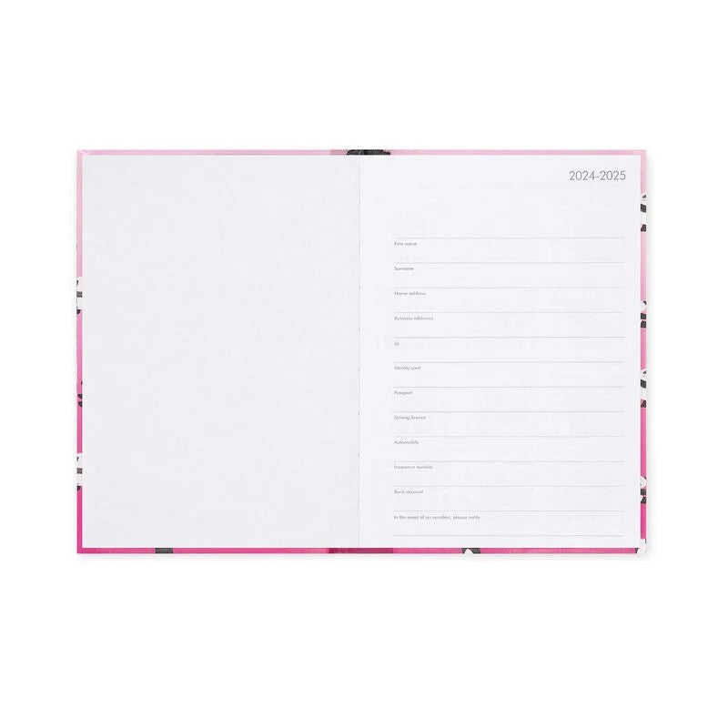 Agenda 16 Mesi Giornaliera Medium Panda 2024/2025