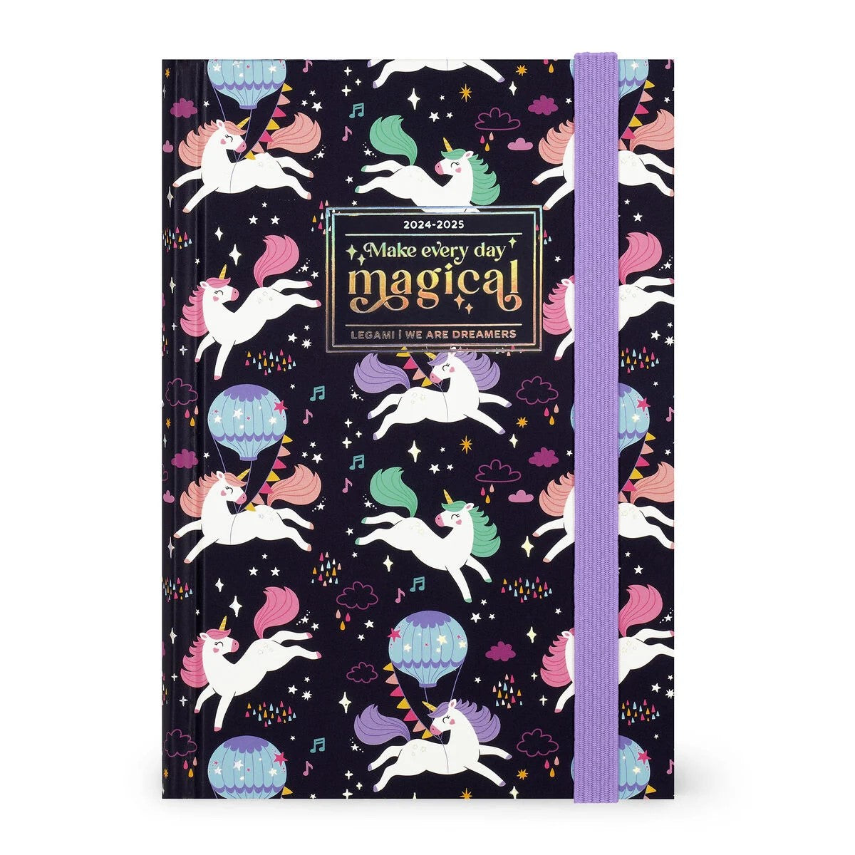 Agenda 16 Mesi Giornaliera Medium Unicorn 2024/2025