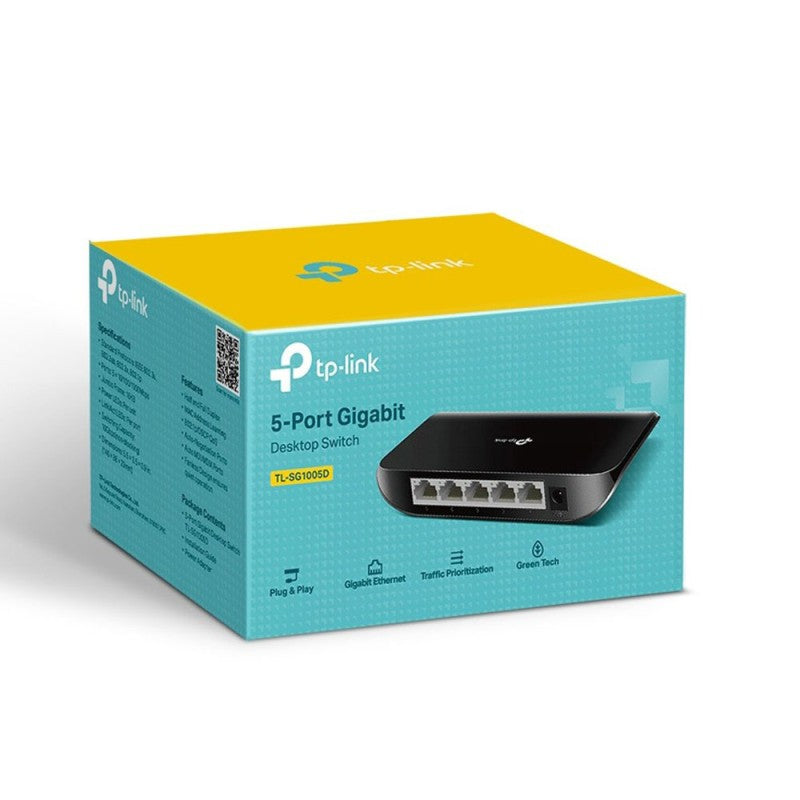 SWITCH TP-LINK TL-SG1005D 5 PORTE GBAN