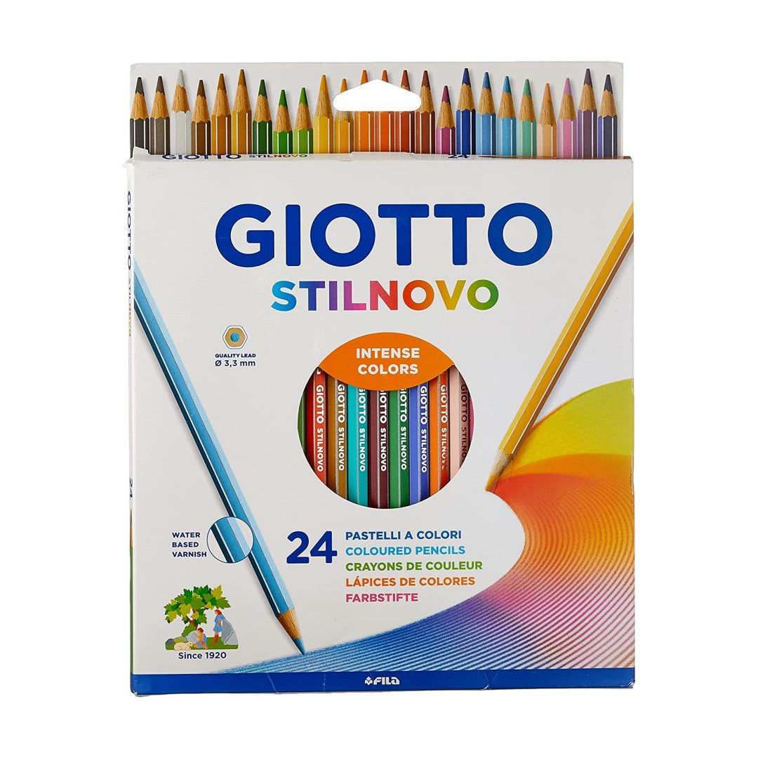 Pastelli Giotto Stilnovo. Scatola 24 matite colorate