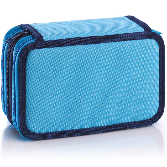 ASTUCCIO 3ZIP FAVORIT 24 BICOLOR 12+18 AZZURRO