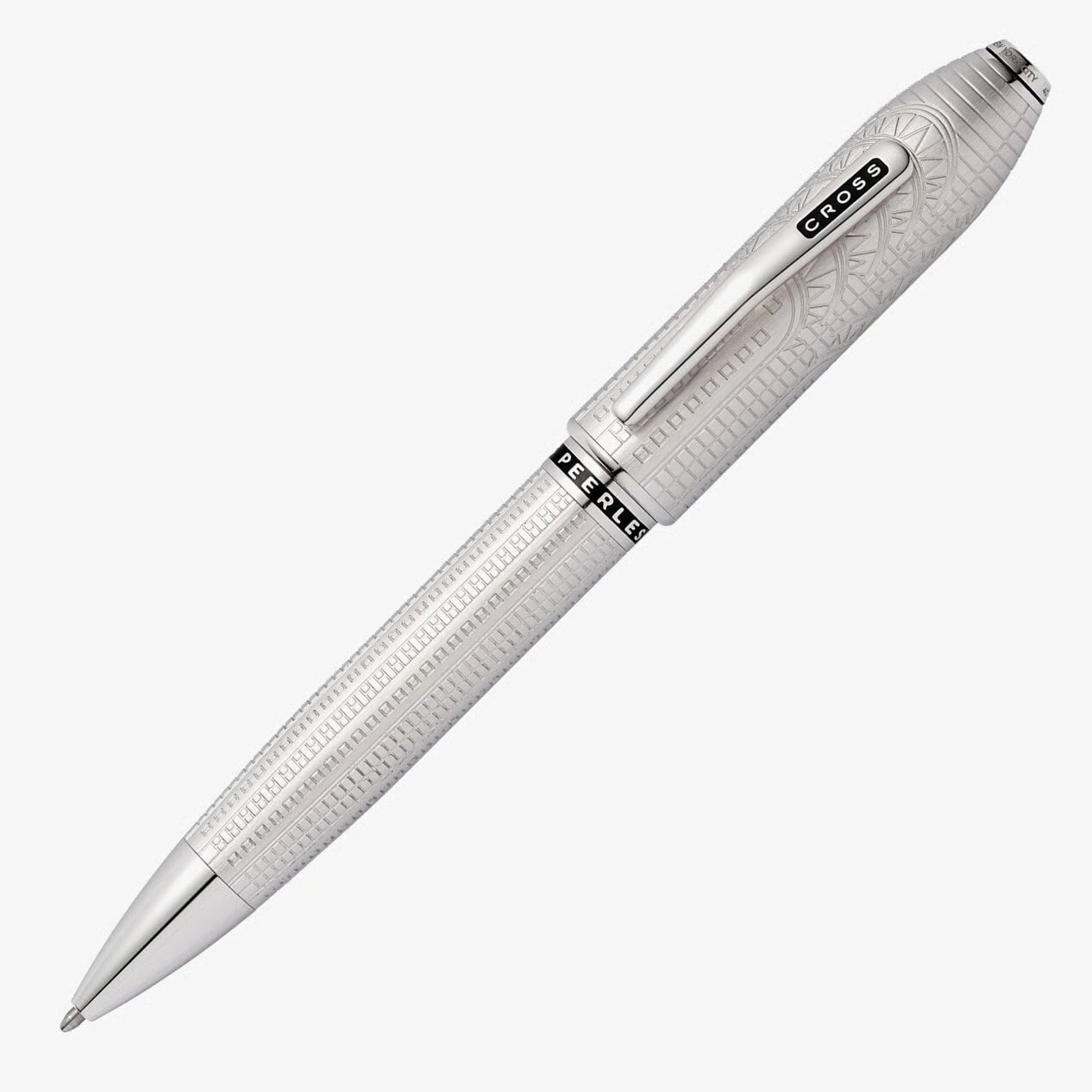 Penna a sfera Cross Peerless - New York Placcata in Platino