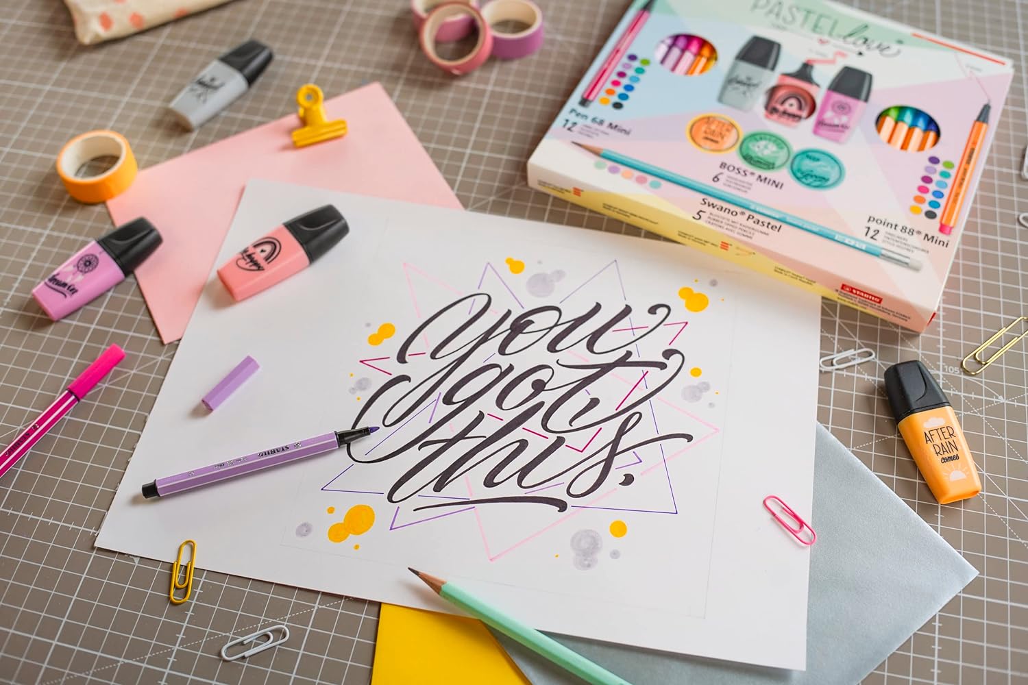 CF 35 PZ Stabilo Set mini world pastel love