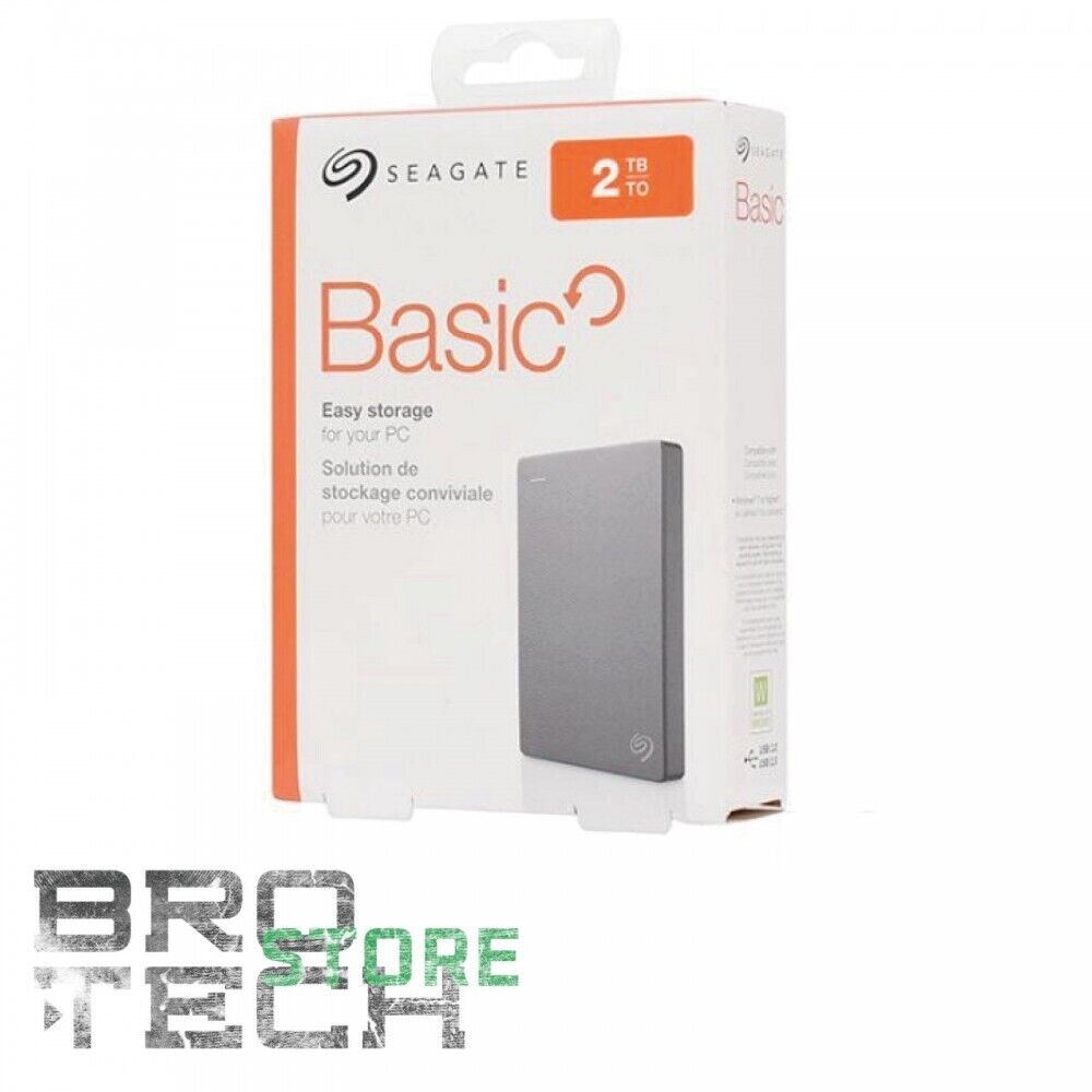 Seagate Basic  2TB  Hard Disk Esterno Portatile - USB 3.0