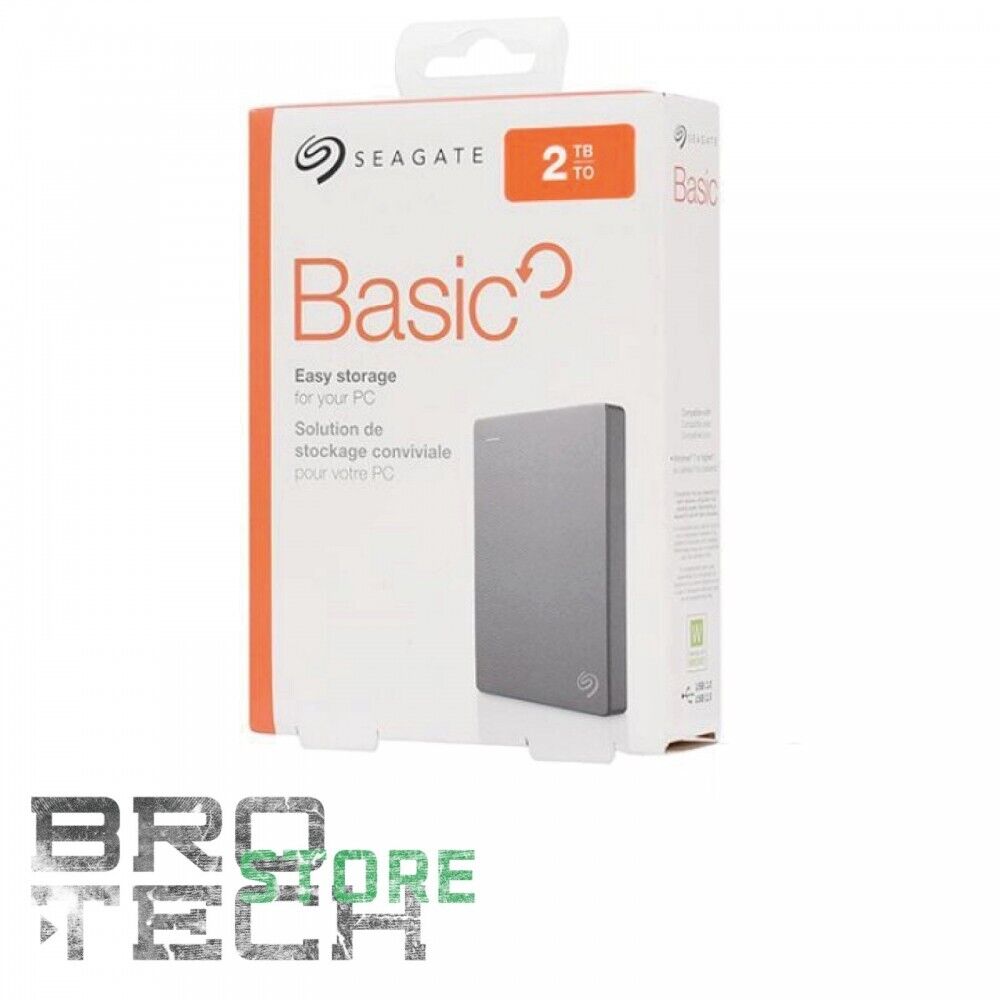 Seagate Basic 2TB Hard Disk Esterno Portatile - USB 3.0