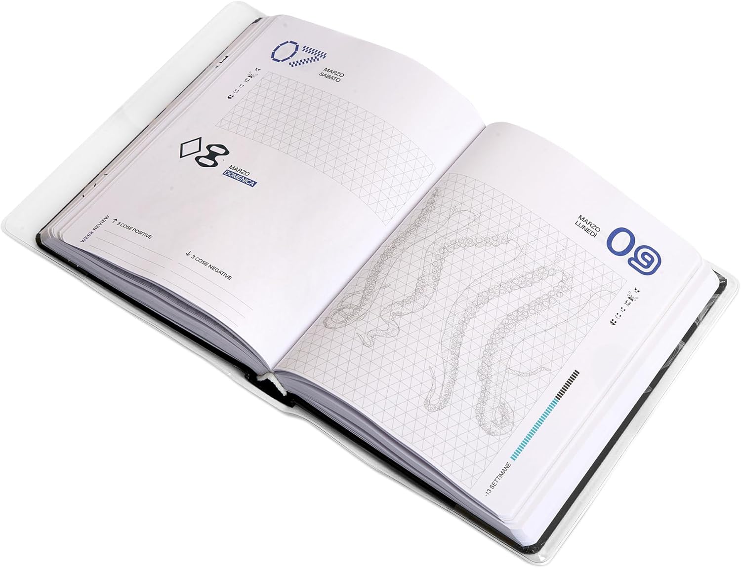 BE YOU Diario Scuola 25/26 12 Mesi Easy Octopus Black/Silver