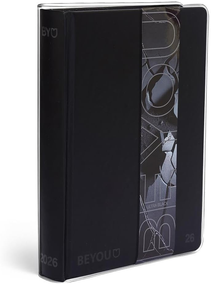 BE YOU - Diario Scuola 25/26 12 Mesi Easy - Ultra Black