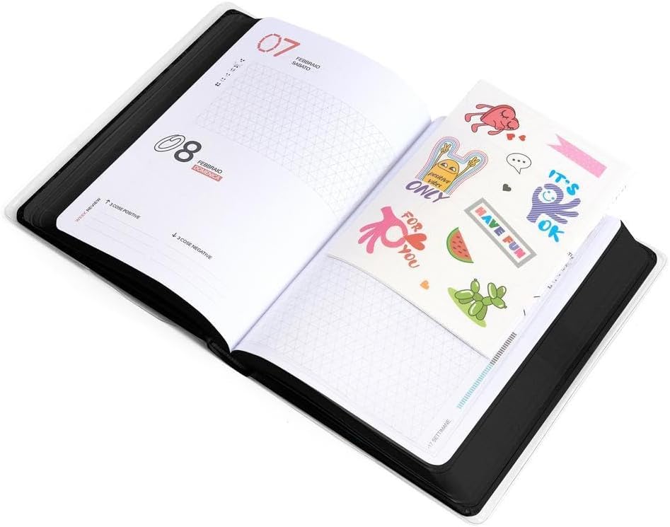 BE YOU - Diario Scuola 25/26 12 Mesi Easy - Ultra Black