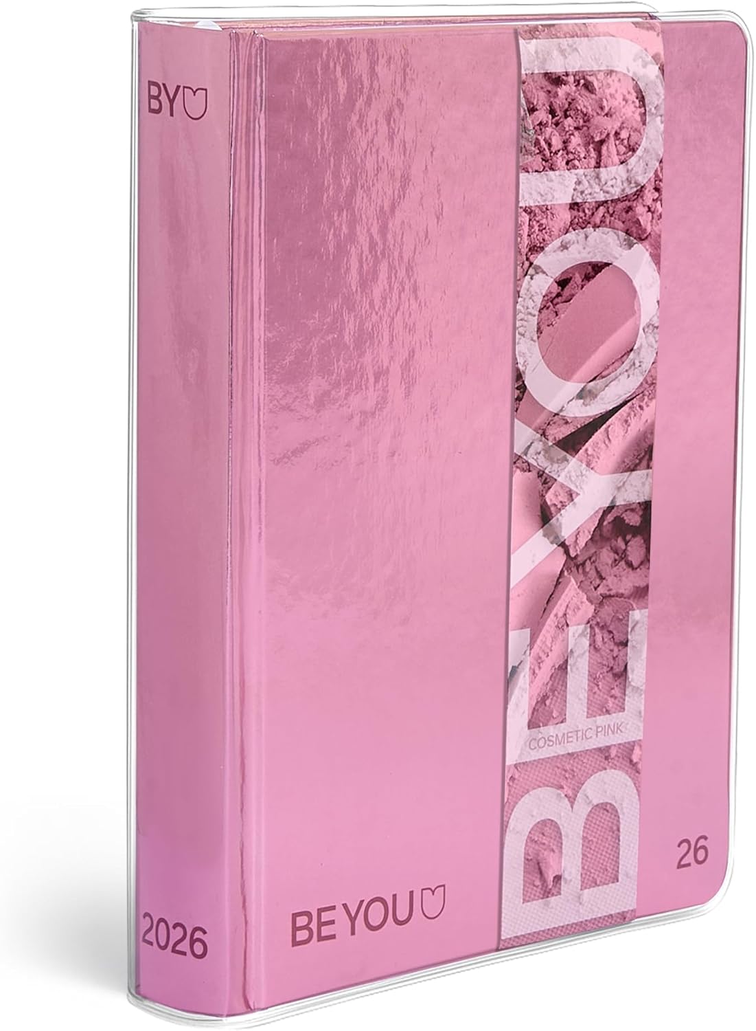 BE YOU - Diario Scuola 25/26 12 Mesi Easy - Cosmetic Pink