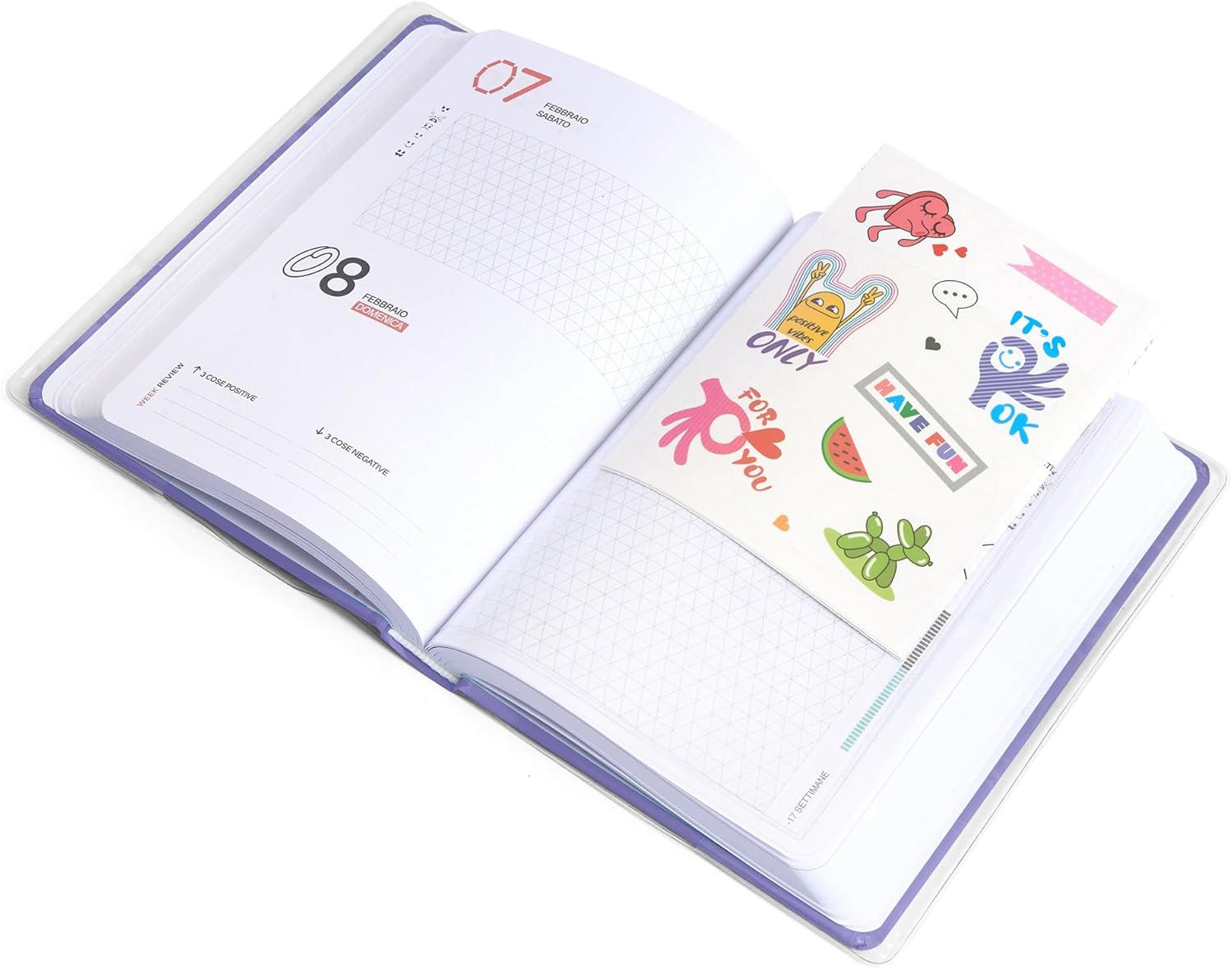 BE YOU - Diario Scuola 25/26 12 Mesi Easy - Futuristic Glow