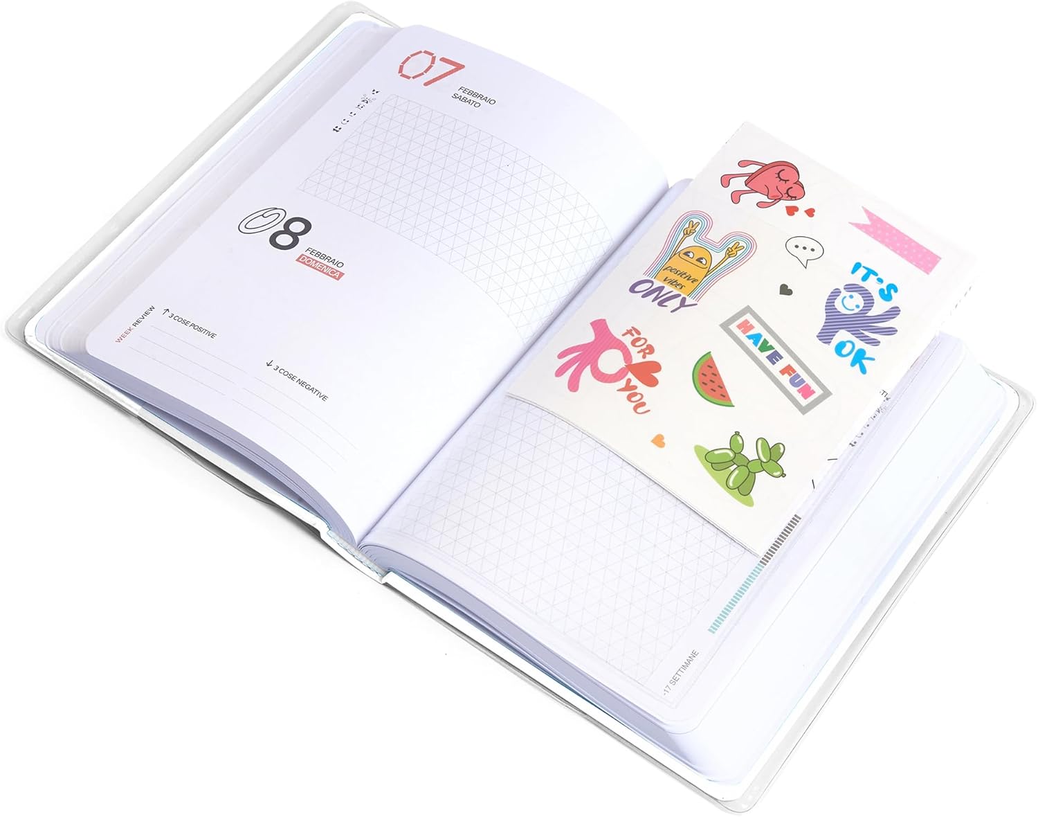 BE YOU - Diario Scuola 25/26 12 Mesi Standard - Extra White