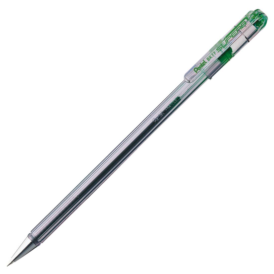CF 12 PZ Penna a sfera Superb Pentel Verde  tratto 0 7 mm