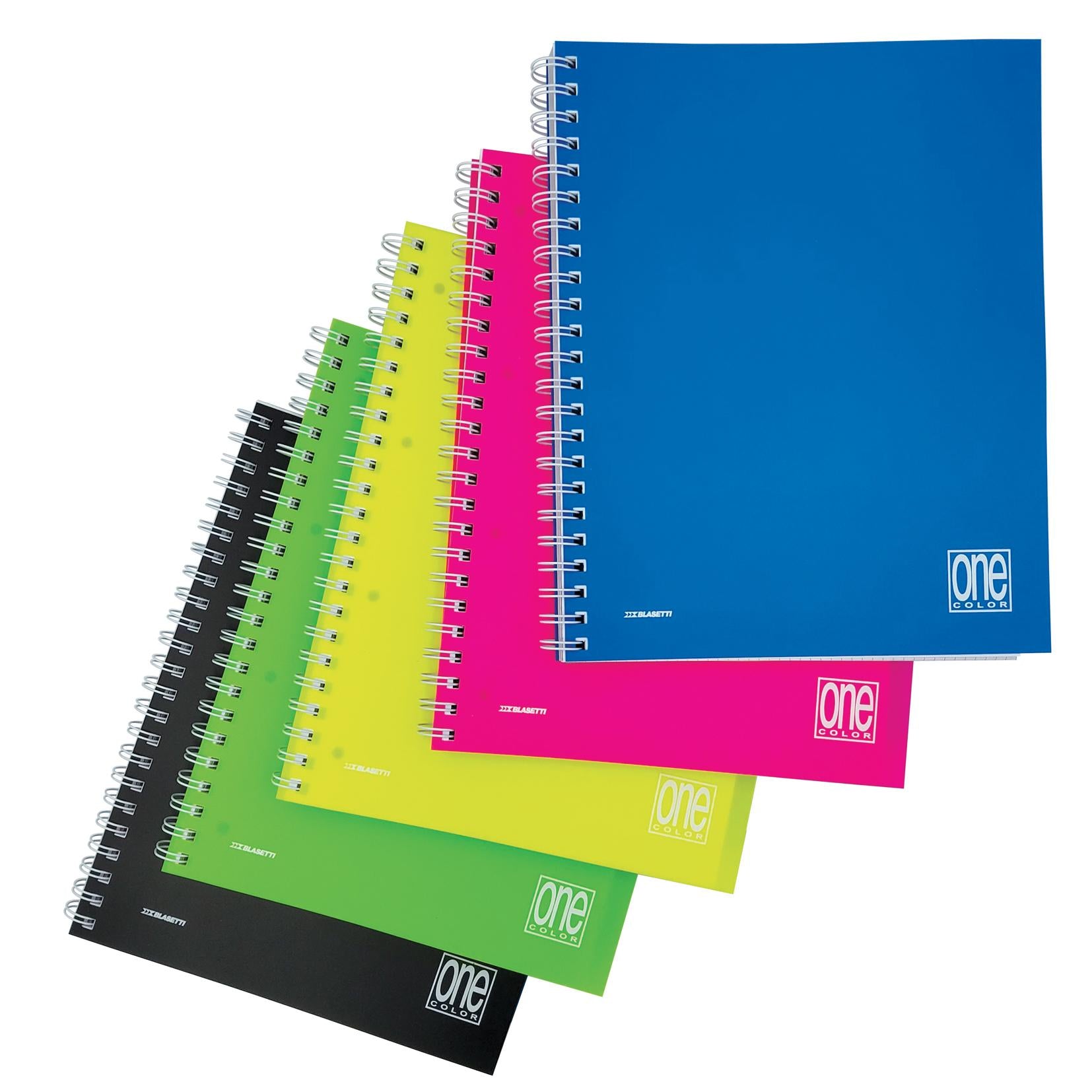 CF3 PZ Quaderno con spirale OneColor Maxi 1RIGO con divisori