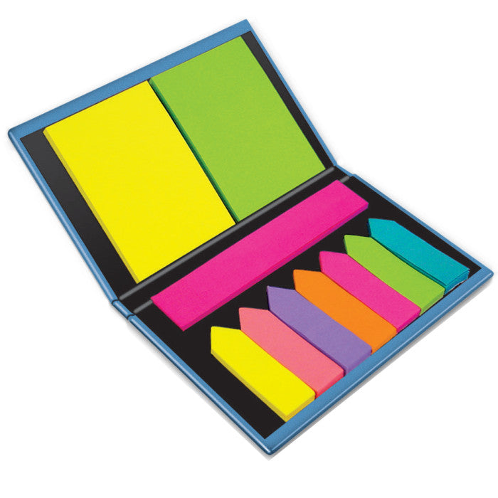 KIT FOGLI ADESIVI RIPOSIZIONABILI + SEGNAPAGINA DISEGNETTI