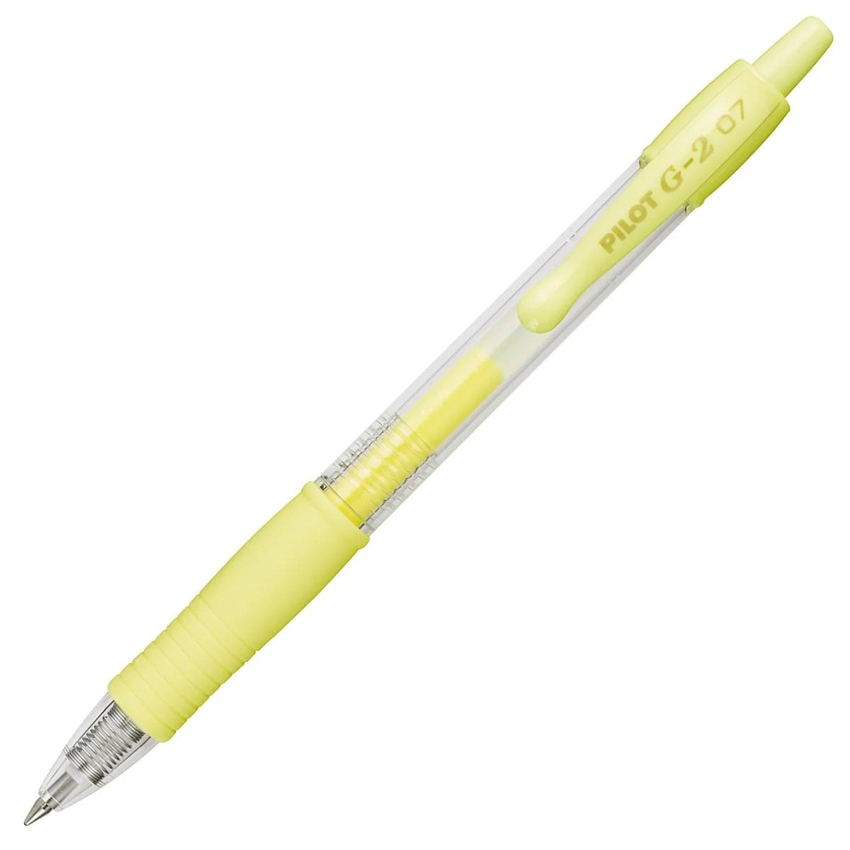 Penna gel a scatto Pilot Pastel G-2 0 7 mm Giallo
