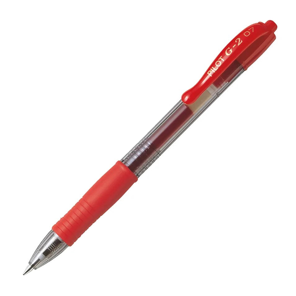 Penna gel a scatto Pilot G-2 0 7 mm Rosso