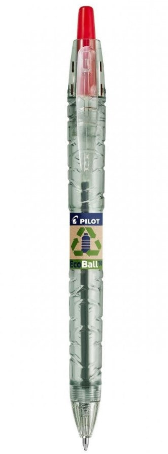 B2P Ecoball penna a sfera rosso begreen pun