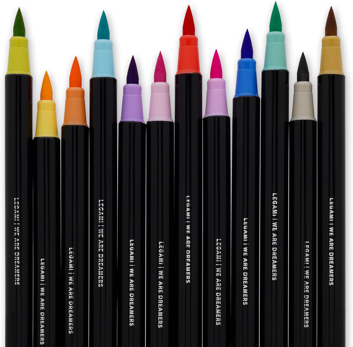 Legami - SET 12 PENNARELLI BRUSH MARKERS PASTEL MULTICOLOR