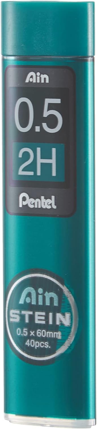 PENTEL Mine p.matite AINSTEIN 0.5mm C275-2H 40 pezzi 2H